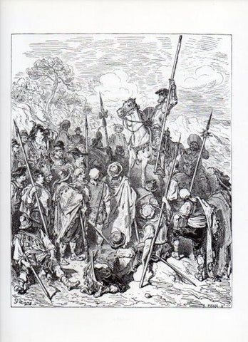 LAMINA V15947: Don Quijote de la Mancha. Ilustracion de Gustavo Dore. Modelo 063