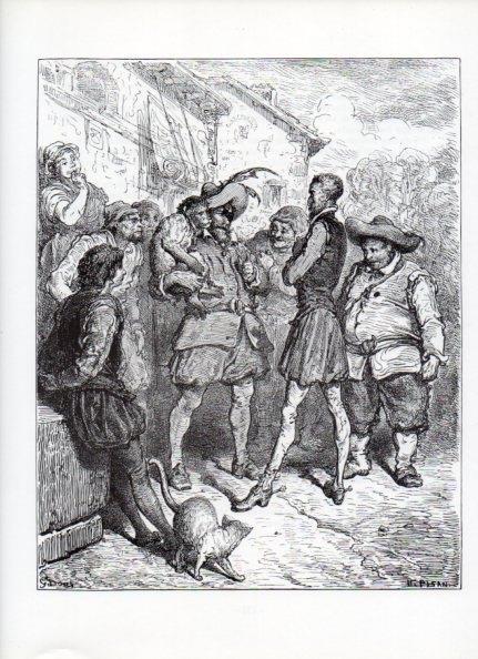 LAMINA V15945: Don Quijote de la Mancha. Ilustracion de Gustavo Dore. Modelo 061