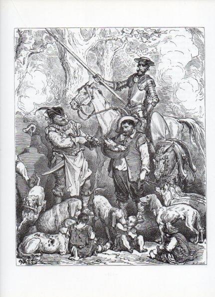 LAMINA V15936: Don Quijote de la Mancha. Ilustracion de Gustavo Dore. Modelo 052