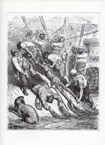 LAMINA V15948: Don Quijote de la Mancha. Ilustracion de Gustavo Dore. Modelo 064
