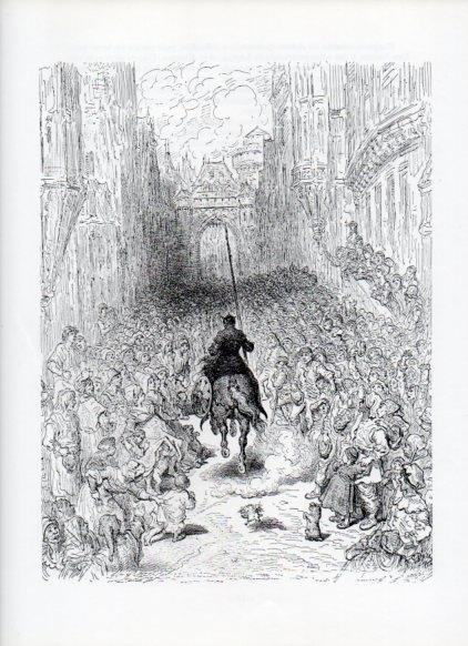 LAMINA V15994: Orlando Furioso ilustracion de Gustavo Dore. Modelo 110