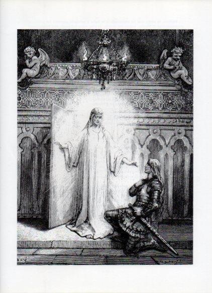 LAMINA V15989: Orlando Furioso ilustracion de Gustavo Dore. Modelo 105