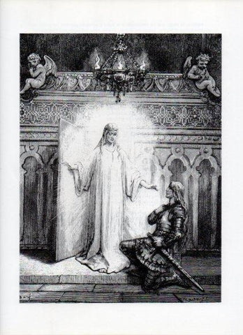 LAMINA V15989: Orlando Furioso ilustracion de Gustavo Dore. Modelo 105