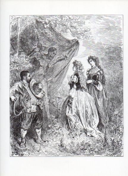LAMINA V15965: Don Quijote de la Mancha. Ilustracion de Gustavo Dore. Modelo 081