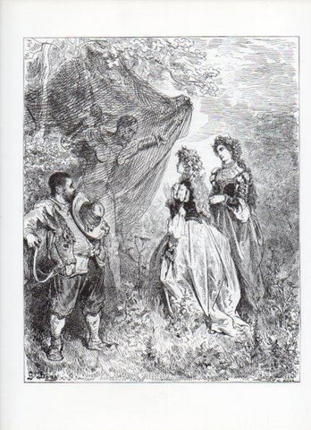 LAMINA V15965: Don Quijote de la Mancha. Ilustracion de Gustavo Dore. Modelo 081
