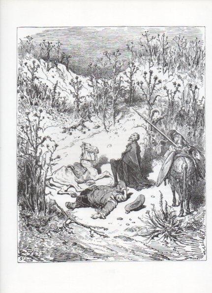 LAMINA V15981: Don Quijote de la Mancha. Ilustracion de Gustavo Dore. Modelo 097