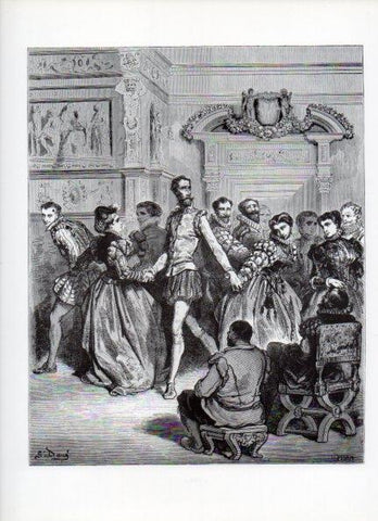 LAMINA V15976: Don Quijote de la Mancha. Ilustracion de Gustavo Dore. Modelo 092