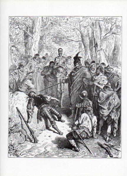 LAMINA V15972: Don Quijote de la Mancha. Ilustracion de Gustavo Dore. Modelo 088