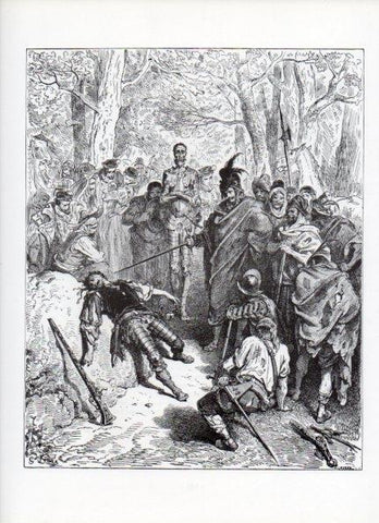 LAMINA V15972: Don Quijote de la Mancha. Ilustracion de Gustavo Dore. Modelo 088