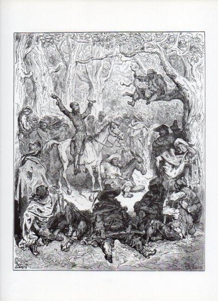 LAMINA V15970: Don Quijote de la Mancha. Ilustracion de Gustavo Dore. Modelo 086
