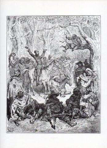 LAMINA V15970: Don Quijote de la Mancha. Ilustracion de Gustavo Dore. Modelo 086