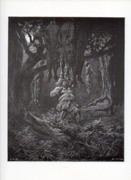 LAMINA V15969: Don Quijote de la Mancha. Ilustracion de Gustavo Dore. Modelo 085
