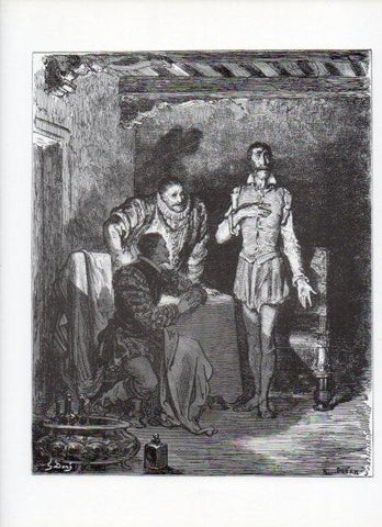 LAMINA V15968: Don Quijote de la Mancha. Ilustracion de Gustavo Dore. Modelo 084