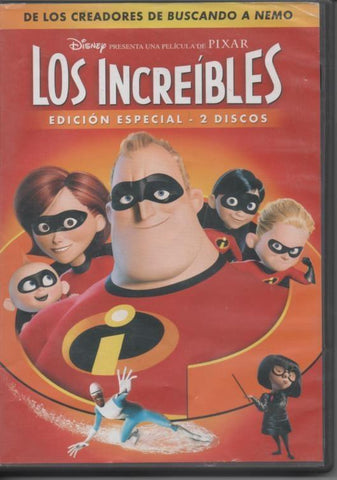 DVD E00288: DVD  Los Increibles. Edición Especial- 2 discos