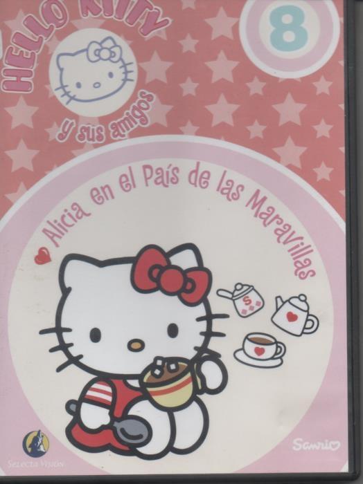 DVD E00278: DVD Hello Kitty y sus Amigos en Alicia en el País de las Maravillas