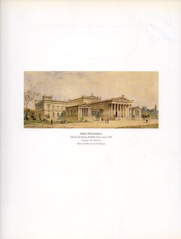 LAMINA V18166: Alzado del Museo de Bellas Artes hacia 1900 por A. Schickedanz