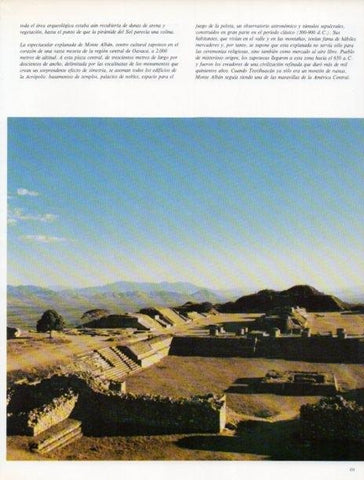 LAMINA V18284: Explanada de Monte Alban