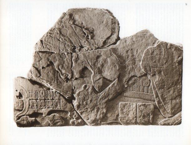 LAMINA V18297: Bajorrelieve maya proveniente de Jonuta