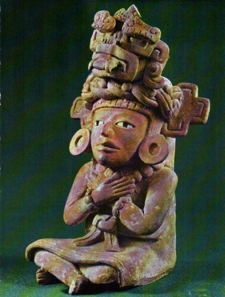 LAMINA V18267: Diosa de las trece serpientes cultura Zapoteca