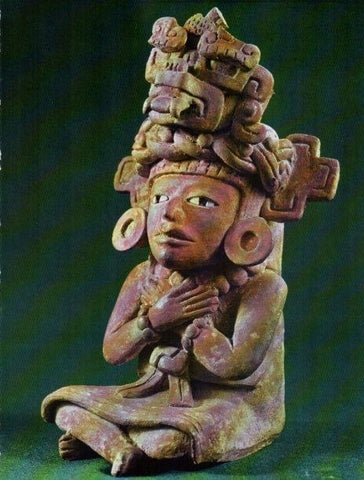 LAMINA V18267: Diosa de las trece serpientes cultura Zapoteca