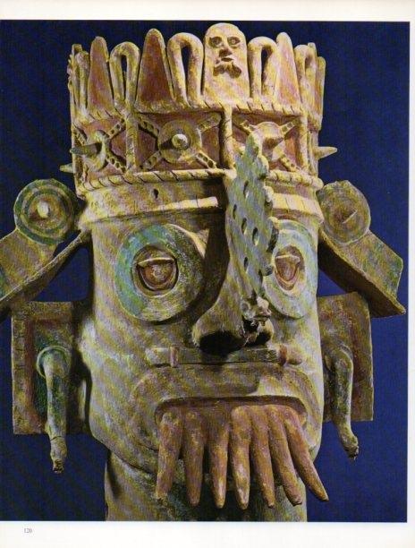 LAMINA V18307: Brasero ceremonial proveniente de Veracruz