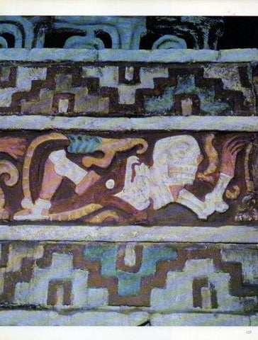 LAMINA V18309: Detalle bajorrelieve tolteca del estadio de la pelota de Tula