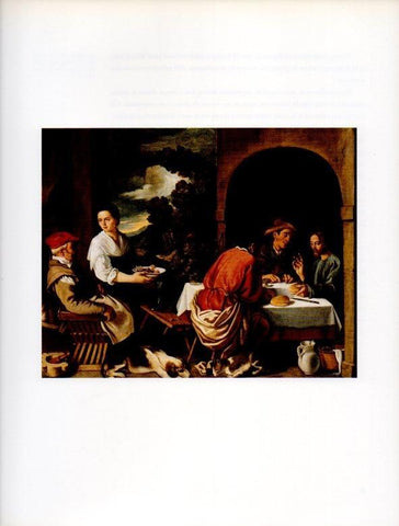 LAMINA V18191: La cena de Emaus por Pedro de Orrente