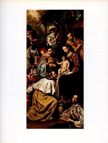 LAMINA V18192: La Adoracion de los Reyes por Luis Tristan