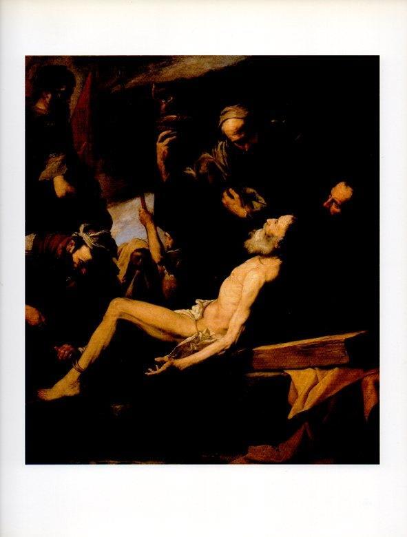 LAMINA V18195: Martirio de San Andres por Jose de Ribera