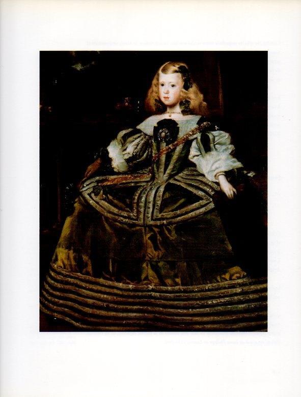 LAMINA V18202: La infanta Margarita por Martinez del Mazo