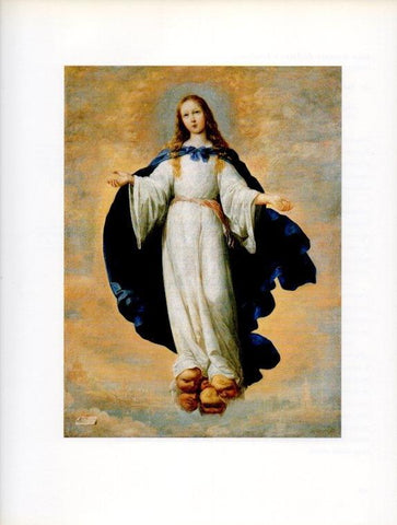 LAMINA V18206: Inmaculada por Zurbaran