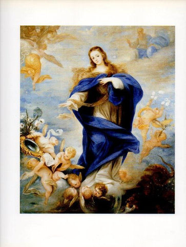 LAMINA V18208: La Inmaculada Concepcion por J.A. de Frias y Escalante