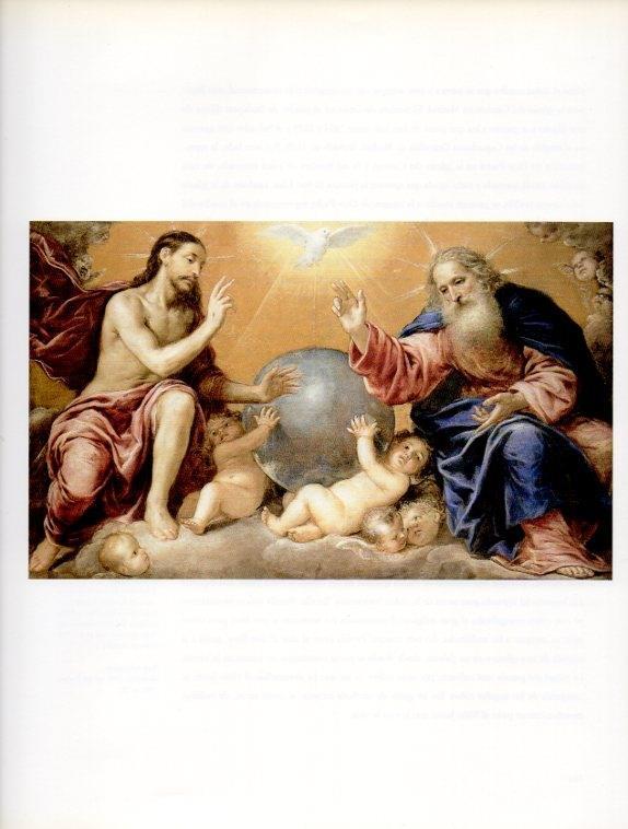 LAMINA V18209: La Santisima Trinidad por Antonio de Pereda