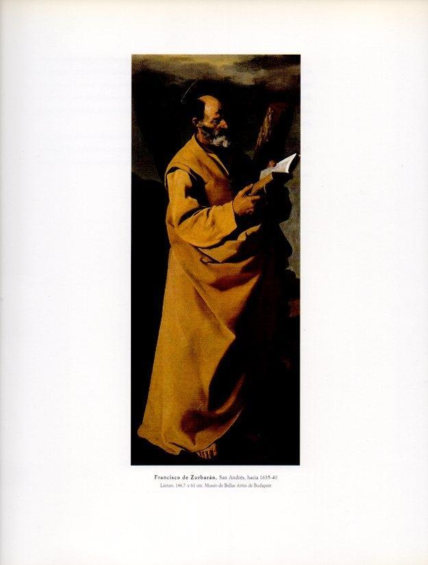 LAMINA V18169: San Andres por Zurbaran