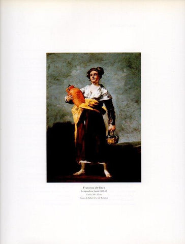 LAMINA V18176: La aguadora por Goya