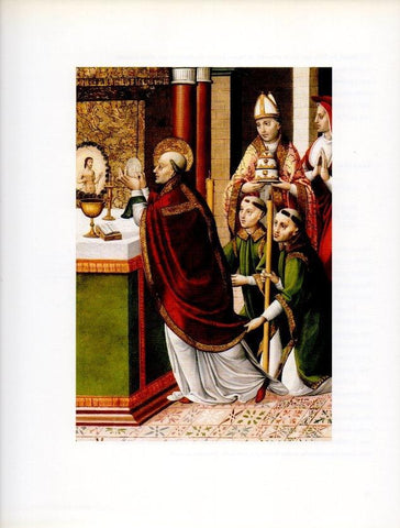 LAMINA V18179: La misa de San Gregorio Magno por Maestro del Portillo