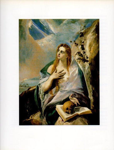 LAMINA V18183: La Magdalena penitente por El Greco