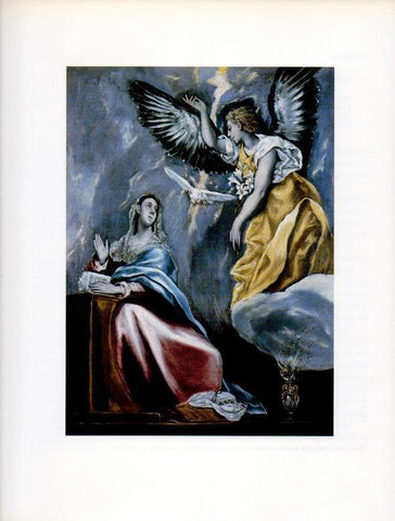 LAMINA V18185: La Anunciacion por El Greco
