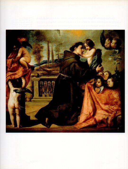 LAMINA V18210: San Antonio de Padua con el Niño Jesus por Antonio de Pereda