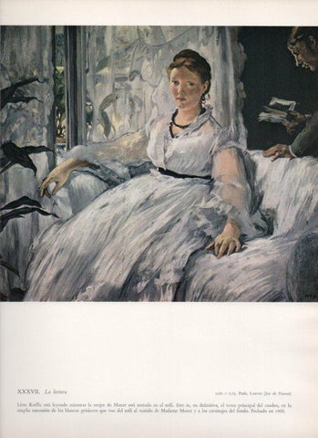 LAMINA V18241: La lectura por Manet