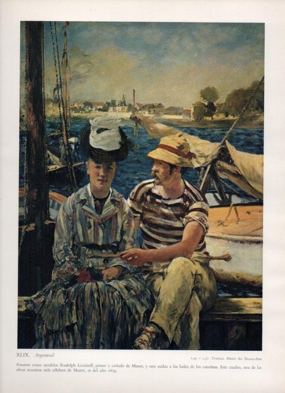 LAMINA V18247: Argenteuil por Manet