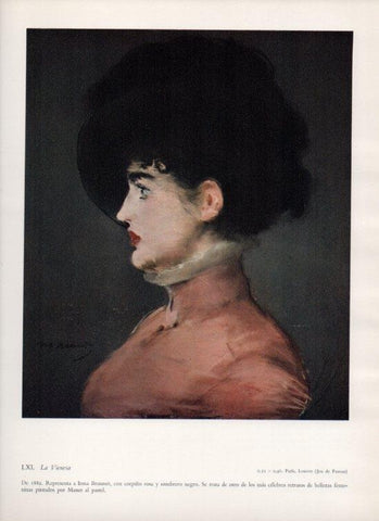 LAMINA V18253: La Vienesa por Manet