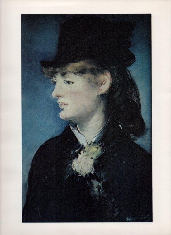 LAMINA V18254: Retrato de Suzon por Manet