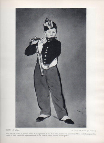 LAMINA V18235: El pifano por Manet