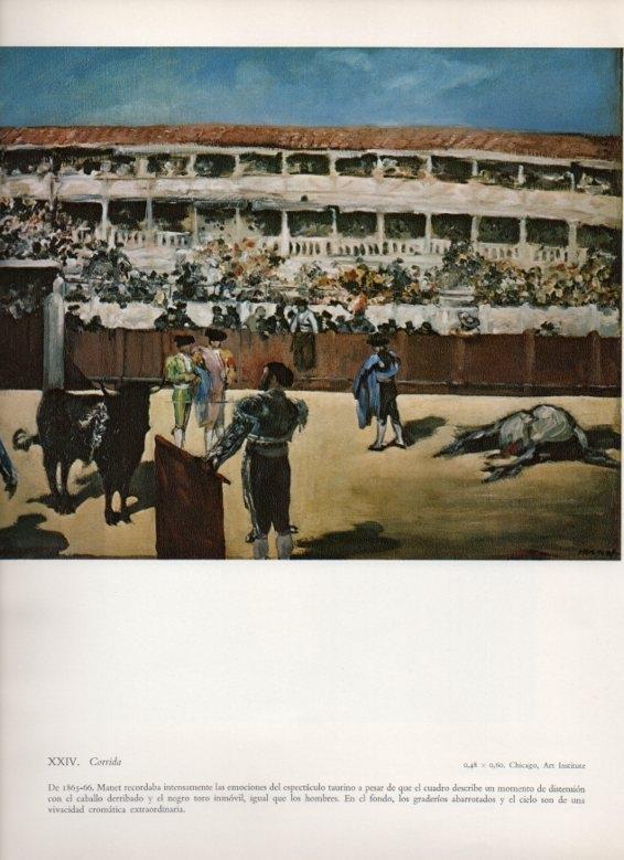LAMINA V18234: Corrida por Manet
