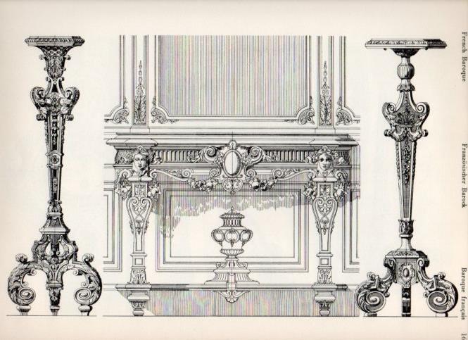 LAMINA V19536: Style Manuals: French Baroque Art. Sheet 1