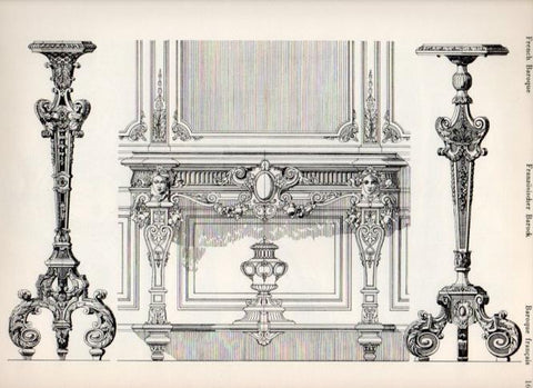 LAMINA V19536: Style Manuals: French Baroque Art. Sheet 1
