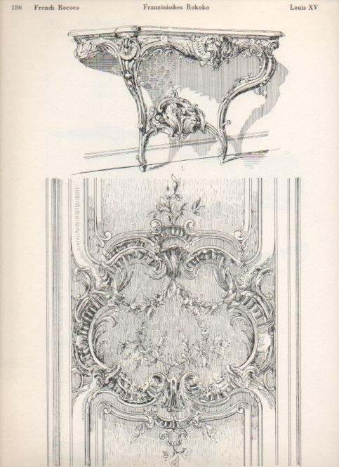 LAMINA V19544: Style Manuals: French Rococo Art. Sheet 3