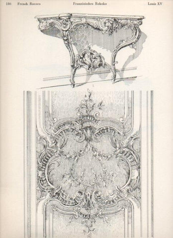 LAMINA V19544: Style Manuals: French Rococo Art. Sheet 3