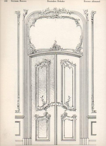 LAMINA V19545: Style Manuals: German Rococo Art. Sheet 1